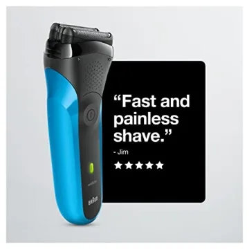 Braun Series 3 Electric Razor: Rechargeable Wet & Dry Shaver