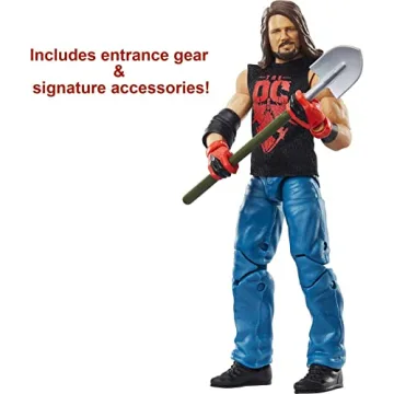 WWE AJ Styles WrestleMania Elite Action Figure Collectible