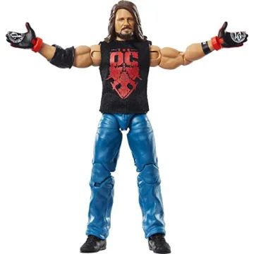 WWE AJ Styles WrestleMania Elite Action Figure Collectible