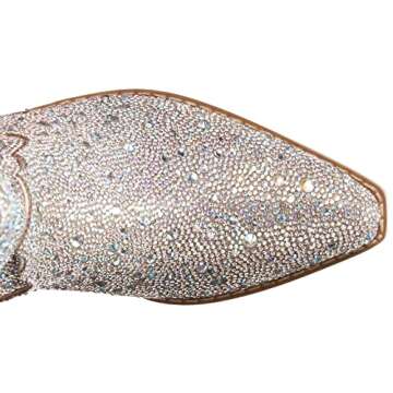 Betsey Johnson Dalas Western Boot with Rhinestones