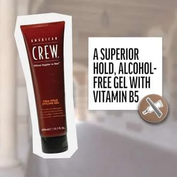 American Crew Firm Hold Styling Gel for All-Day Control