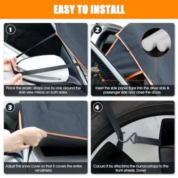 Migaven All Weather Windshield Snow Cover for Cars