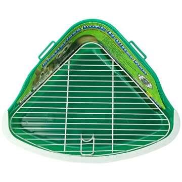 Ware Manufacturing Plastic Scatterless Lock-N-Litter Bigger Pet Pan, Jumbo - Colors May Vary