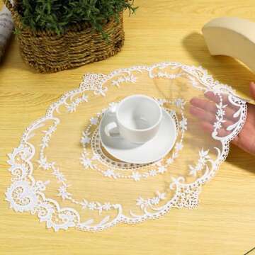 Elegant Retro Lace Placemats for Stylish Dining