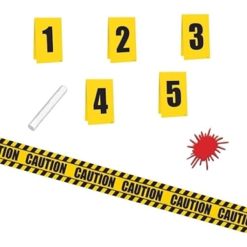 Crime Scene Decorating Kit - Unleash Your Inner Detective with This Party Decor Set