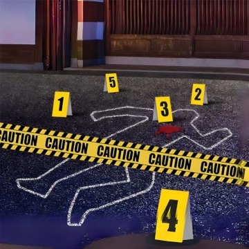 Crime Scene Decorating Kit - Perfect for Murder Mystery Parties