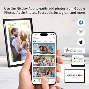 Nixplay WiFi 10.1" Touch Screen Digital Frame for Families