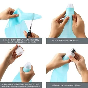 Chefast Pastry Bag Set for Perfect Cake Decorating