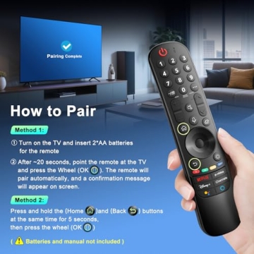 Magic Remote for LG Smart TVs - Voice Control & Easy Setup