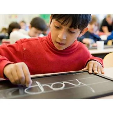 Learning Without Tears Blackboard with Double Lines- Handwriting Without Tears®- K–Grade 4+, Fine Motor Skills, Print and Cursive, Wet-Dry-Try- for School and Home Use