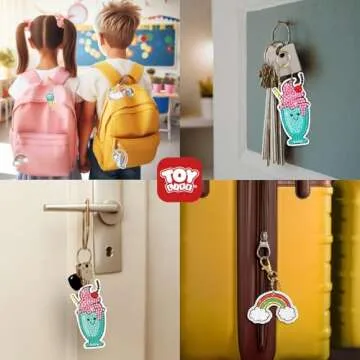 TOY Life Diamond Art Kits for Kids Keychains Fun Crafts