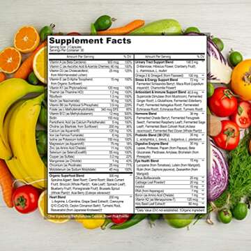 MoxyVites Daily Multivitamin for Women - Vegan, Organic Nutrients