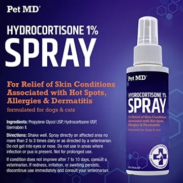 Pet MD Hydrocortisone Spray for Pets - Rapid Itch Relief
