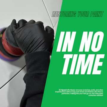 3D Speed Car Scratch Remover Polish & Wax – 16oz – All-in-One Scratch Remover, Swirl Correction & Wax Sealant Protection with Glossy Shine