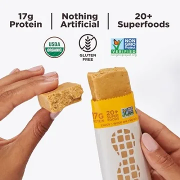 Perfect Peanut Butter Protein Bar - Organic High Protein Snack