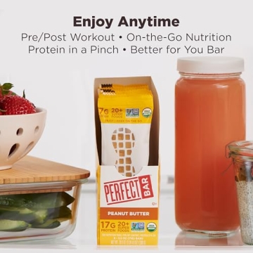 Perfect Peanut Butter Protein Bar - Organic High Protein Snack