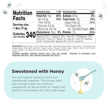 Perfect Peanut Butter Protein Bar - Organic High Protein Snack