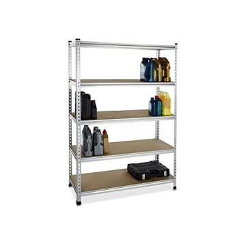 Amazon Basics 5 Tier Medium Duty Storage Shelving Unit