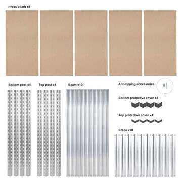 Amazon Basics 5 Tier Medium Duty Storage Shelving Unit