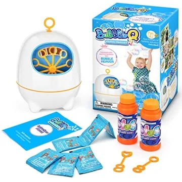 BATTOP Bubble Machine for Kids Automatic Bubbles Indoor Outdoor