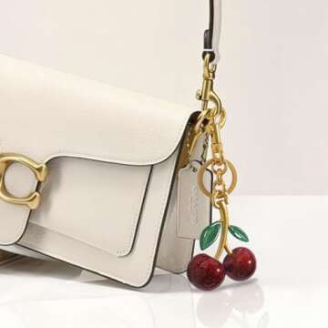 FASTFAIRY Cherry Bag Charm for Stylish Keychains and Gifts