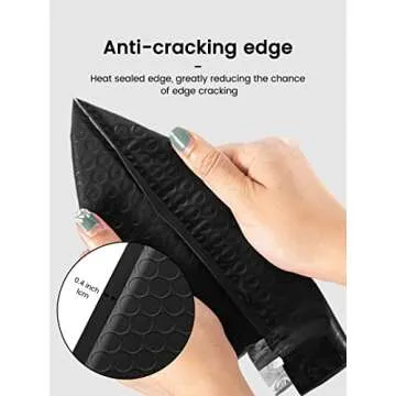 GSSUSA Black Bubble Mailers 4x8" Inches 50 Pack, Usable Size 4X7" Bubble Envelopes for Small Business, Padded Envelopes, Shipping Envelopes, Packaging Bags, Mailing Envelopes, Shipping Supplies