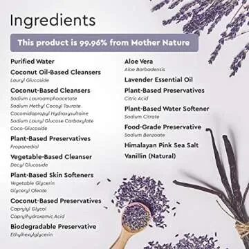 Puracy Organic Hand Soap, Professional Hand Washers We've All Become, Moisturizing Natural Gel Hand Wash Soap, Liquid Hand Soap Refills for Soft Skin (Refill Lavender & Vanilla, 48 Ounce)