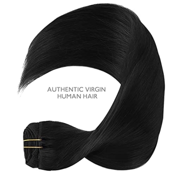 WENNALIFE 18 Inch Clip in Hair Extensions – Real Human Hair