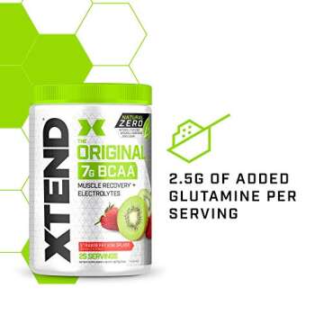 Xtend Natural Zero BCAA Powder | No Artificial Sweeteners | 7g BCAAs
