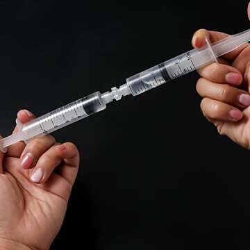 AIEX 30pcs Syringe Adapter Kit - Female Luer to Syringe Coupler Lock Connector