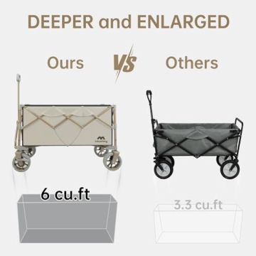 Moothing Heavy Duty Collapsible Wagon for All Occasions