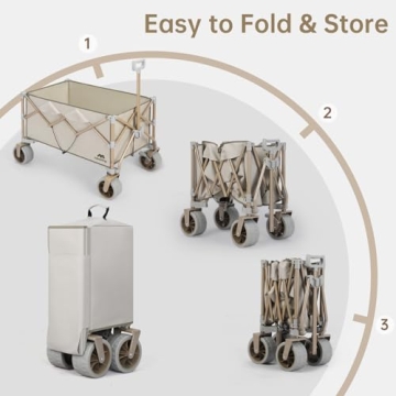 Moothing Heavy Duty Collapsible Wagon for All Occasions