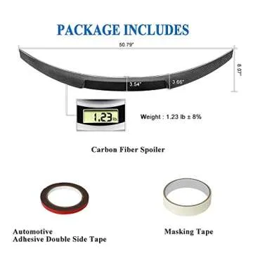 AeroBon Carbon Fiber Trunk Spoiler for 2017-2023 BMW 5 Series