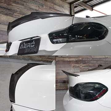 AeroBon Carbon Fiber Trunk Spoiler for 2017-2023 BMW 5 Series