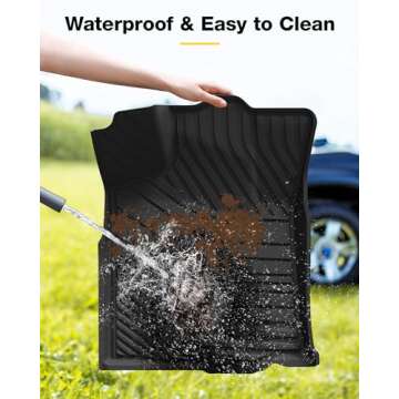 Custom Fit 3W Floor Mats for Toyota Tacoma 2016-2023