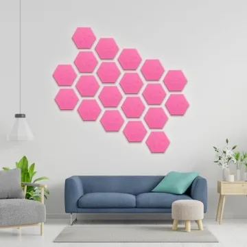 Hexagonal Acoustic Panels - High-Density Sound Absorbing Panels