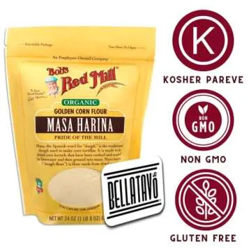 Organic Masa Harina Bundle with Bobs Red Mill Corn Flour