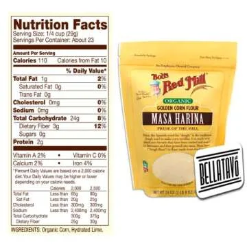 Organic Masa Harina Bundle with Bobs Red Mill Corn Flour