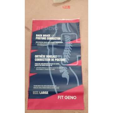 Fit Geno Posture Corrector for Women and Men - Adjustable Back Brace & Straightener - Back Support and Posture Trainer X-Large