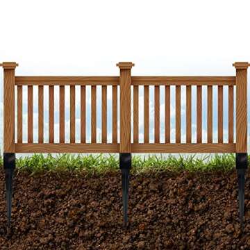 ARIFARO Heavy Duty Fence Post Anchor Ground Spike Black