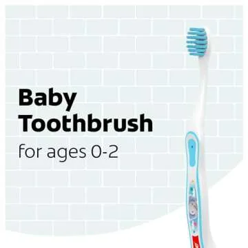 Colgate Toddler and Infant Toothbrush Set, 6 Extra Soft Brushes