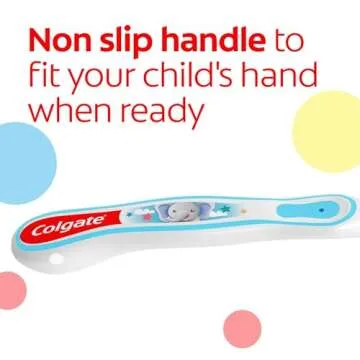 Colgate Toddler and Infant Toothbrush Set, 6 Extra Soft Brushes
