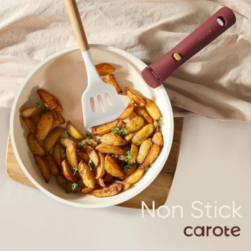 CAROTE 20-Piece Nonstick Cookware Set for Every Kitchen
