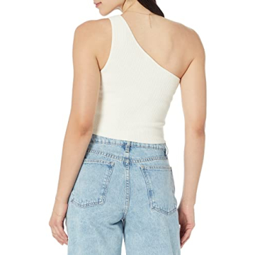 The Drop Women's Kofi Asymmetrical Cropped Sweater Online