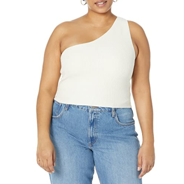 The Drop Women's Kofi Asymmetrical Cropped Sweater Online