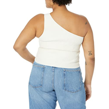 The Drop Women's Kofi Asymmetrical Cropped Sweater Online