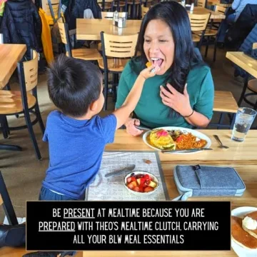 THEO'S Baby Led Weaning 12 Piece Clutch for Mess-Free Dining