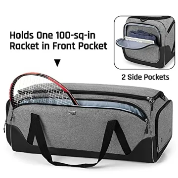 DSLEAF Tennis Racket Bag Holds 8 Rackets Sports Gear