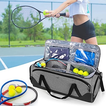 DSLEAF Tennis Racket Bag Holds 8 Rackets Sports Gear