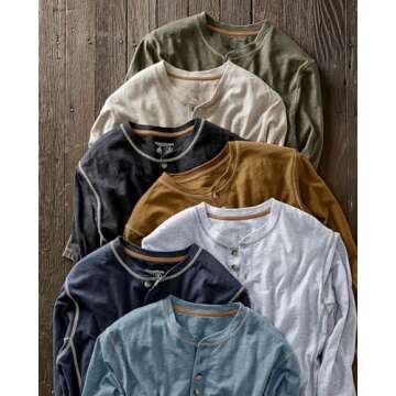 Legendary Whitetails Men's Maverick Henley Shirt - Comfort & Style